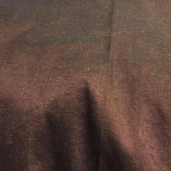 Cache Chocolate Brown Bronze Linen Pants Sz 12 - Picture 4 of 11